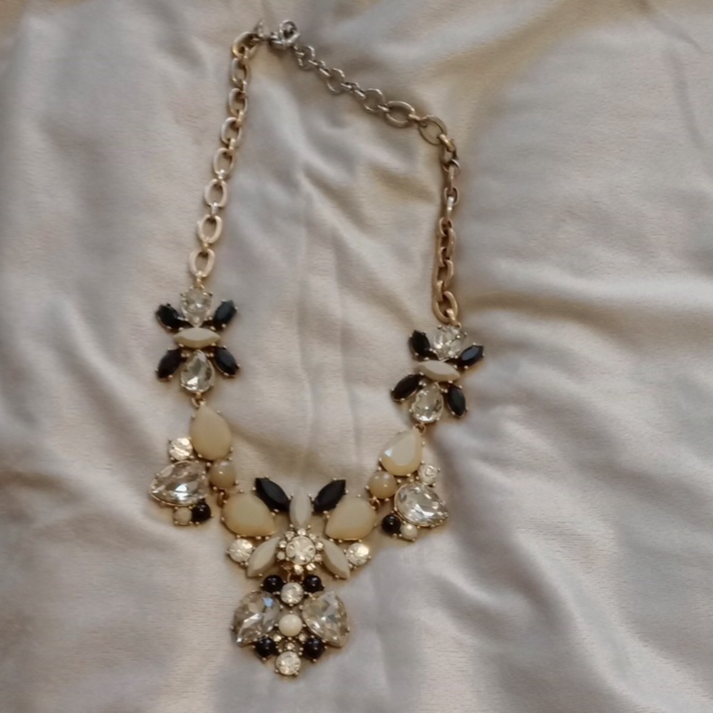JCREW COLOURED STONES WITH RHINESTONE. STATEMENT PIECE - Picture 3 of 10